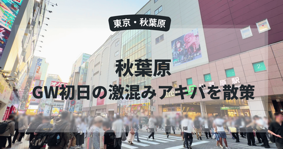 GW初日の秋葉原