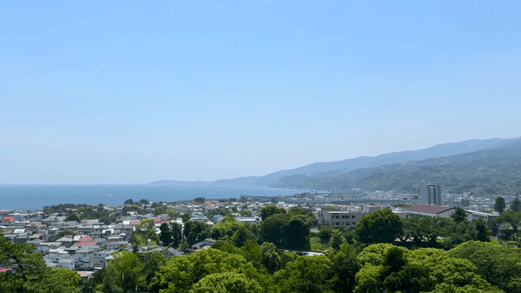 小田原城址公園・天守閣からの眺望