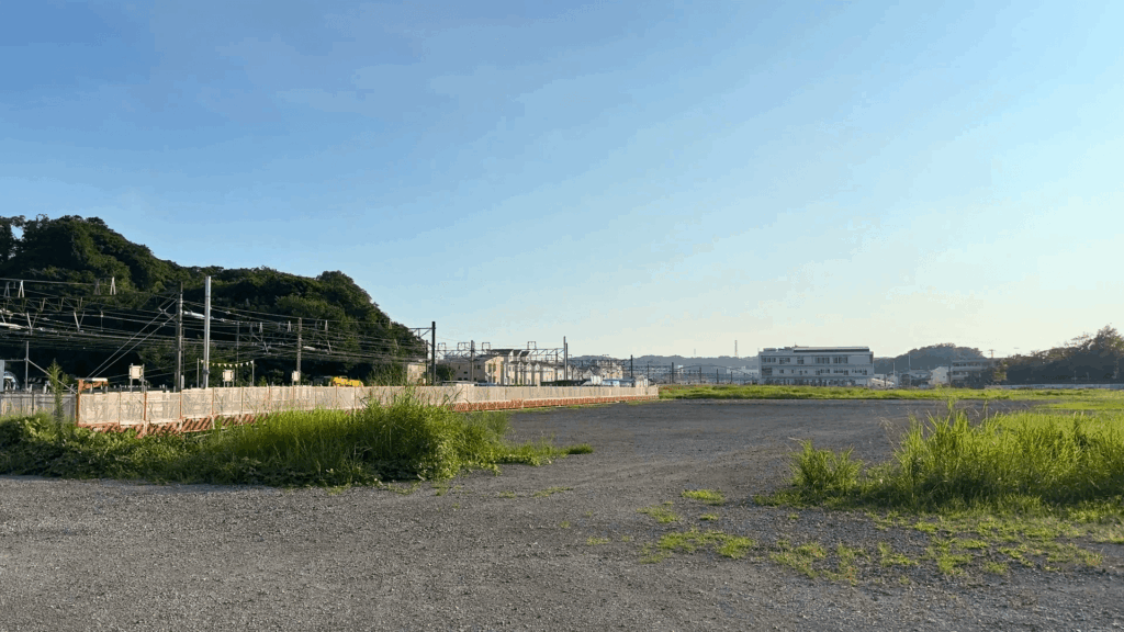村岡新駅建設予定地