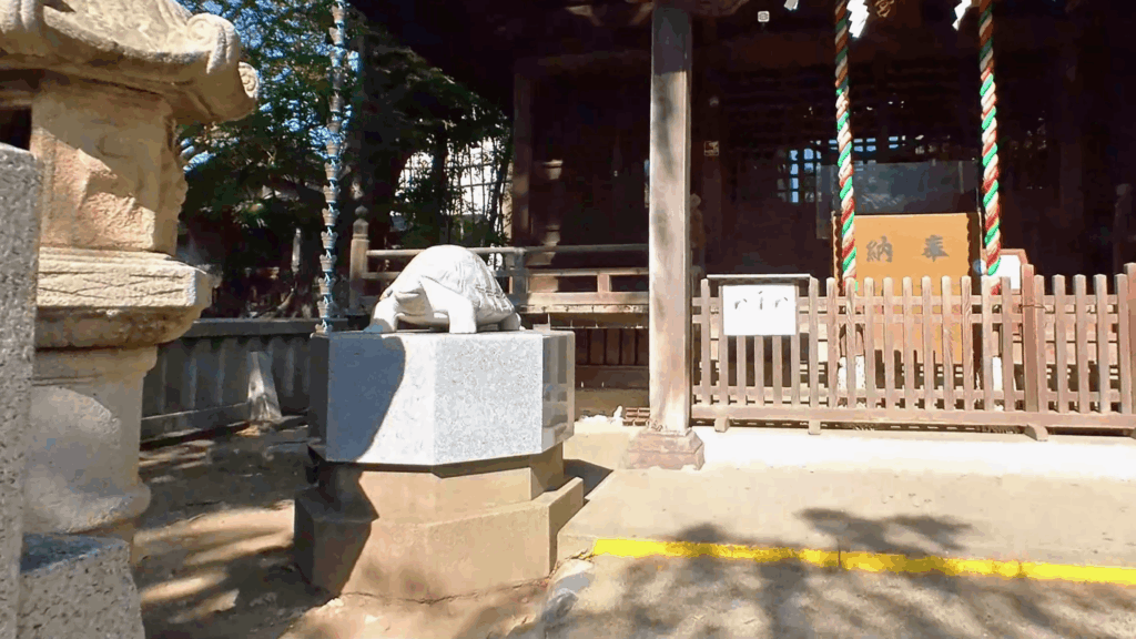 亀岡八幡宮の狛亀