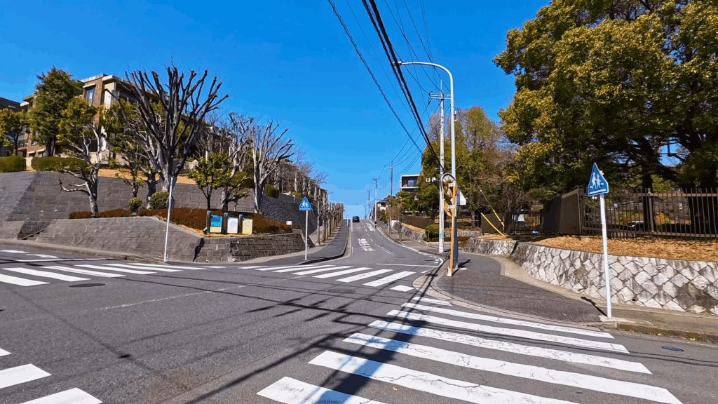 あざみ野の住宅街