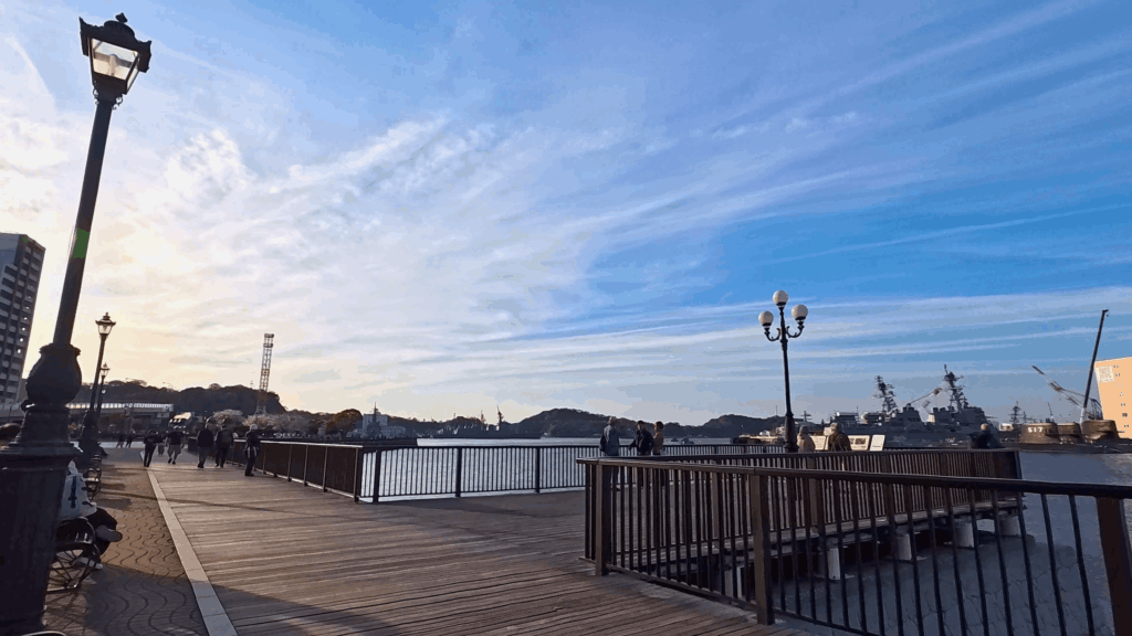 夕方のヴェルニー公園