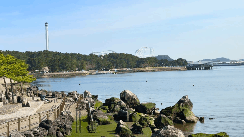 海の公園の眺望