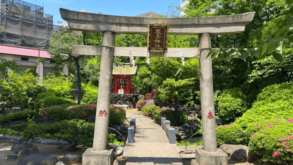 天祖・諏訪神社の末社、厳島神社
