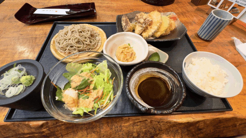 野菜の天ぷら定食