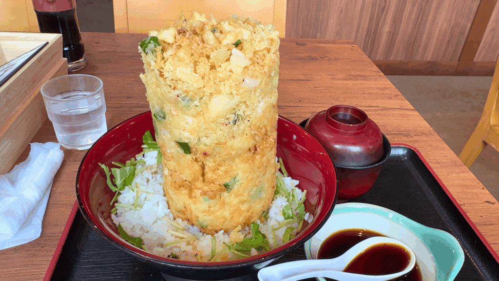 御膳屋丸天の海鮮かき揚げ丼