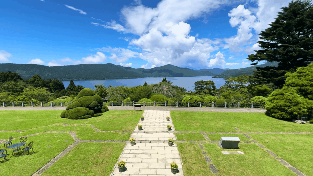 湖畔展望館の眺望