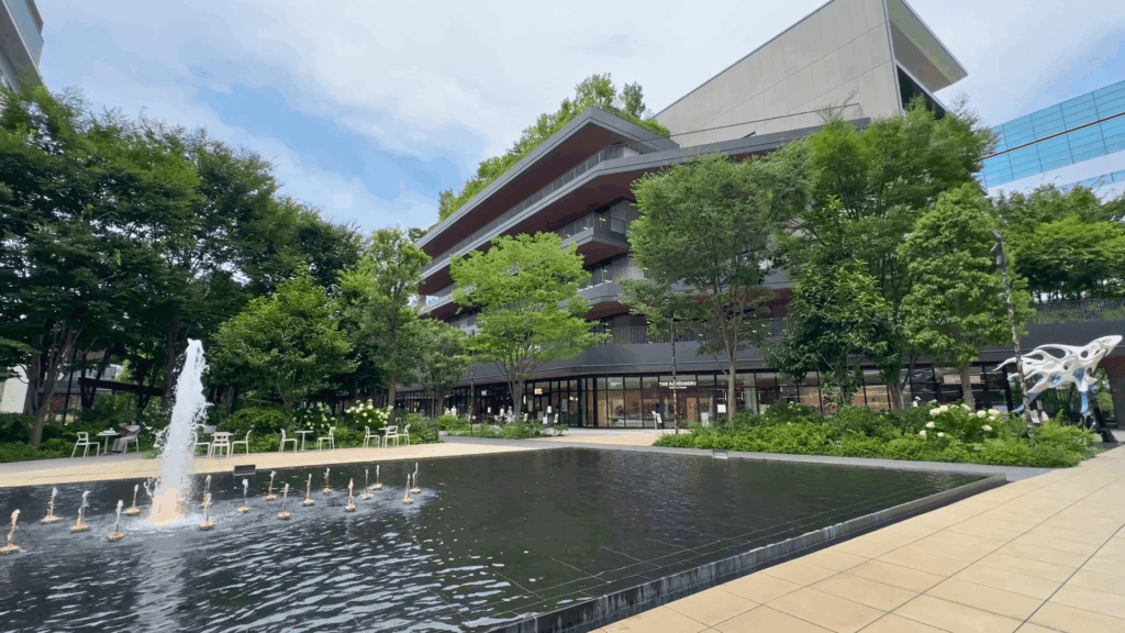 GREEN SPRINGSの噴水