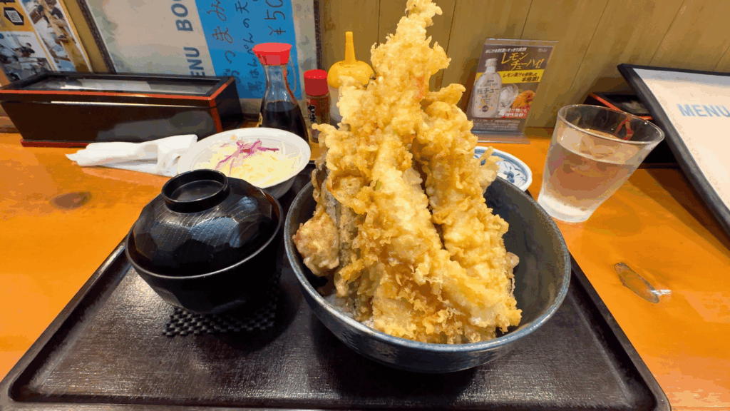 みしまやの穴子天丼