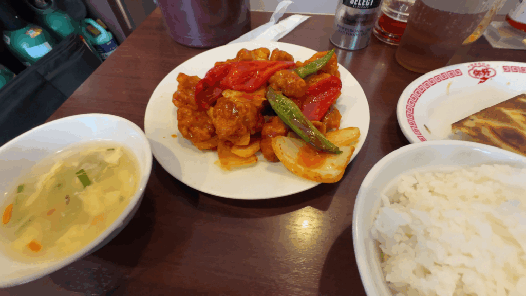 鶏肉辛味炒め
